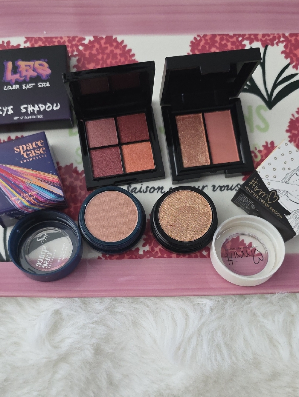Mix Of Eye Shadow Singles And Palettes